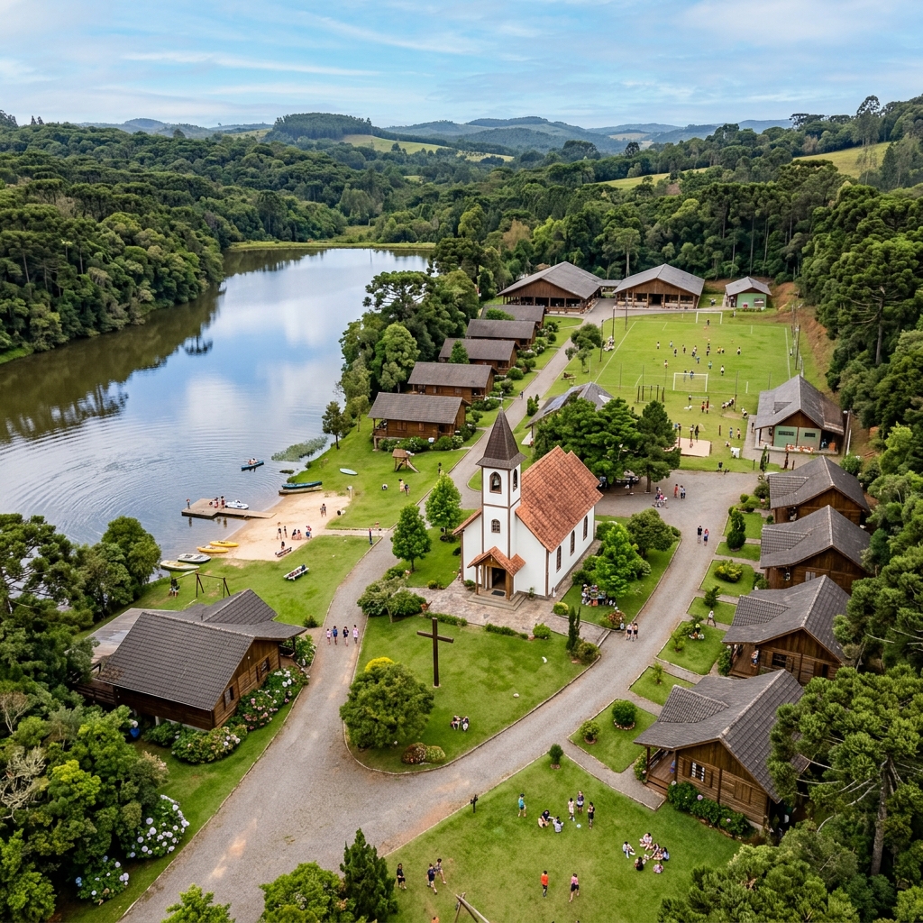 Vista geral do Lar Luterano Belém